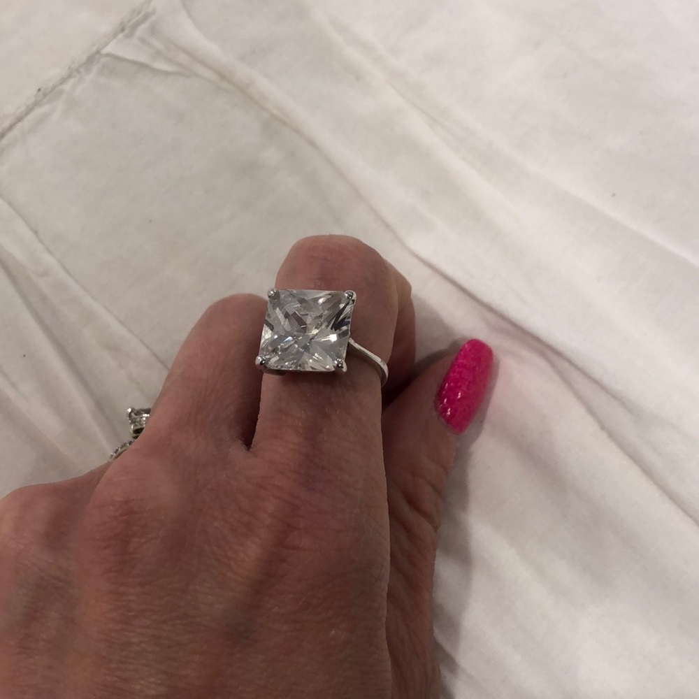 Gold Dipped Cubic Zirconia Ring - image 2